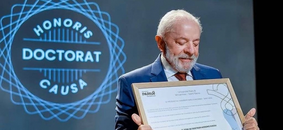 Lula recebe ttulo de Doutor Honoris Causa em Paris e exalta educao